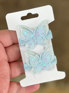 Butterfly set- light blue (2)