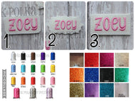 Name felt clip